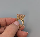 Morganite, 14kt Gold Ring