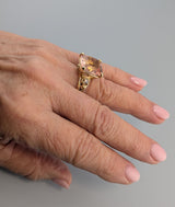 Morganite, 14kt Gold Ring