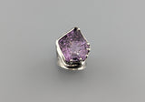 Large Fancy Cut Ametrine Sterling Silver Wide Band Ring