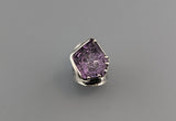 Large Fancy Cut Ametrine Sterling Silver Wide Band Ring