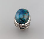 Large Shattuckite Sterling Silver Ring
