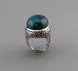 Large Shattuckite Sterling Silver Ring