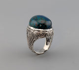 Large Shattuckite Sterling Silver Ring