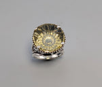 Fantasy Cut Citrine, Sterling Silver Ring