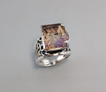 Fantasy Cut Ametrine, Sterling Silver Ring