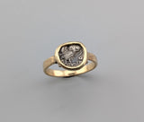 Owl, AR Obol, 14kt Gold Ring