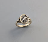 Ancient Tiny Owl, AR Obol, 14kt Gold Ring