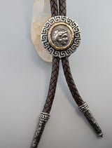 Alexander the Great, AR Tetradrachm, Sterling Silver and 14kt Gold Bolo