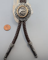 Alexander the Great, AR Tetradrachm, Sterling Silver and 14kt Gold Bolo