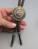 Alexander the Great, AR Tetradrachm, Sterling Silver and 14kt Gold Bolo
