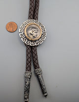 Alexander the Great, AR Tetradrachm, Sterling Silver and 14kt Gold Bolo