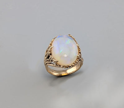 Ethiopian Opal, 14kt Gold Ring