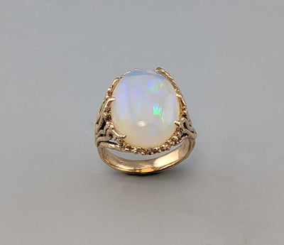 Ethiopian Opal, 14kt Gold Ring