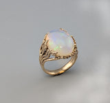 Ethiopian Opal, 14kt Gold Ring