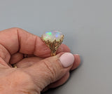 Ethiopian Opal, 14kt Gold Ring