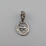 Sterling Silver Ancient Coin Replica, Celtic/Gaulish Stater