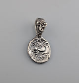 Sterling Silver Ancient Coin Replica, Celtic/Gaulish Stater
