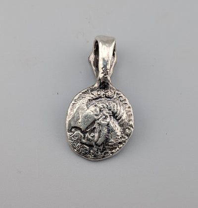 Sterling Silver Ancient Coin Replica, Celtic/Gaulish Stater