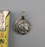 Sterling Silver Ancient Coin Replica, New Style Athena Tetradrachm