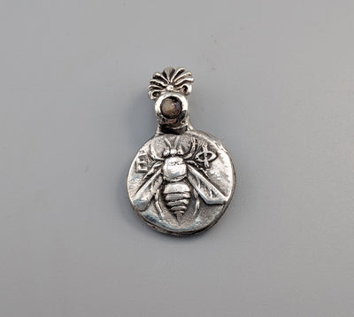 Sterling Silver Ancient Coin Replica, Ephesus Bee Tetradrachm