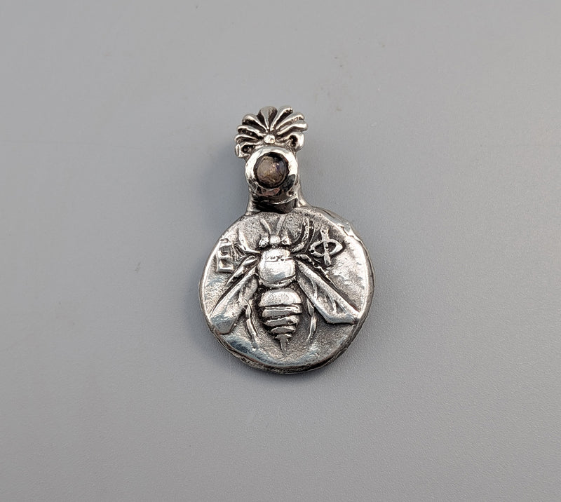 Sterling Silver Ancient Coin Replica, Ephesus Bee Tetradrachm