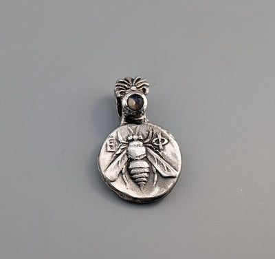 Sterling Silver Ancient Coin Replica, Ephesus Bee Tetradrachm
