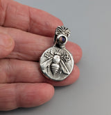 Sterling Silver Ancient Coin Replica, Ephesus Bee Tetradrachm