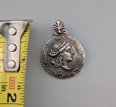 Sterling Silver Ancient Coin Replica, Artemis Tetradrachm