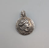 Sterling Silver Ancient Coin Replica, Artemis Tetradrachm