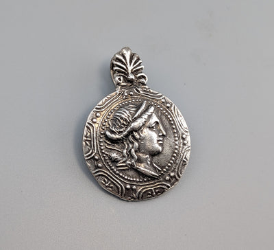 Sterling Silver Ancient Coin Replica, Artemis Tetradrachm