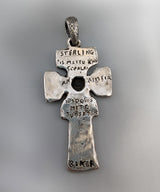 Widow's Mite on Sterling Silver Fahan Mura Celtic Cross