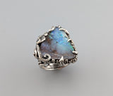 Yowah Boulder Opal, Sterling Silver Octopus Ring