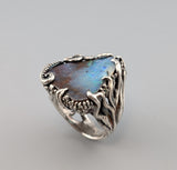 Yowah Boulder Opal, Sterling Silver Octopus Ring