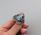 Yowah Boulder Opal, Sterling Silver Octopus Ring