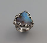 Yowah Boulder Opal, Sterling Silver Octopus Ring