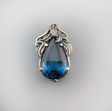London Blue Topaz, Sterling Silver Pendant