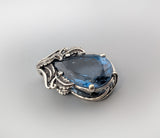 London Blue Topaz, Sterling Silver Pendant