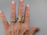 Rutilated Quartz, Sterling Silver Ring