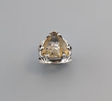 Rutilated Quartz, Sterling Silver Ring