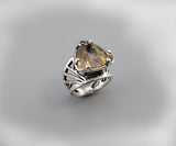 Rutilated Quartz, Sterling Silver Ring