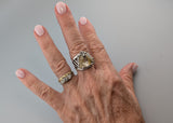 Rutilated Quartz, Sterling Silver Ring