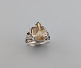 Rutilated Quartz, Sterling Silver Ring