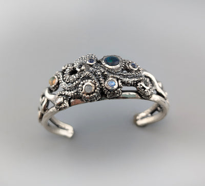 Sterling Silver Octopus Bracelet