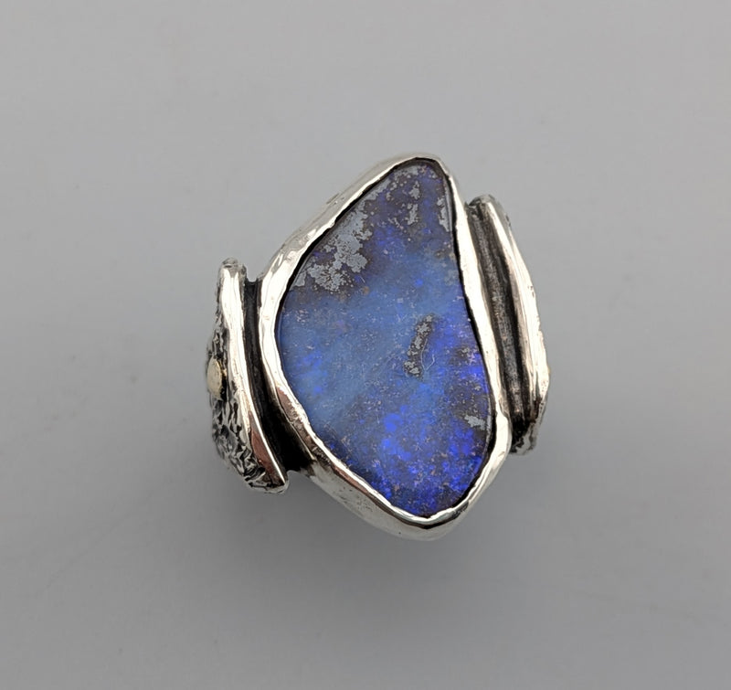 Yowah Opal, Sterling Silver Ring