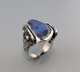 Yowah Opal, Sterling Silver Ring