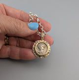 Ancient AR Denarius, Diana, The Huntress, 14kt Gold Pendant