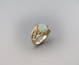 Ethiopian Opal, 14kt Gold Ring
