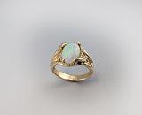 Ethiopian Opal, 14kt Gold Ring