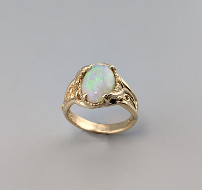 Ethiopian Opal 14kt Gold Ring