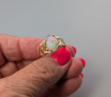 Ethiopian Opal 14kt Gold Ring